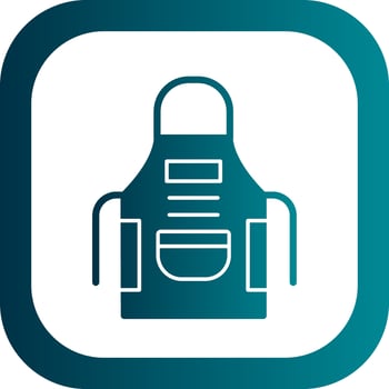 Apron Vector Icon Design