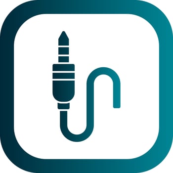 Audio jack Vector Icon Design