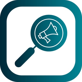 Magnifying Glass Vector Icon Design