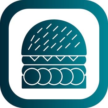 BLT Sandwich Vector Icon Design