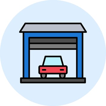 Garage Vector Icon