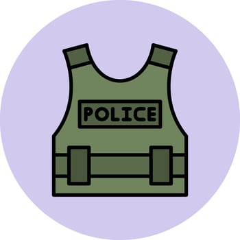 Body Armor Vector Icon