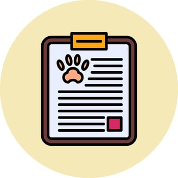 medical report Vector Icon