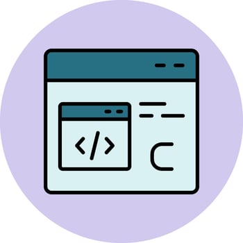 Computer Languages Vector Icon