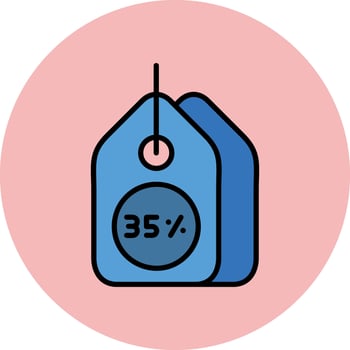 Dissucount Offer Vector Icon