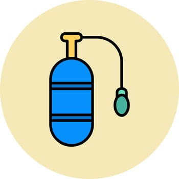 Oxygen Tank Vector Icon