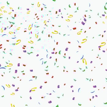 colorful decoration on white vector