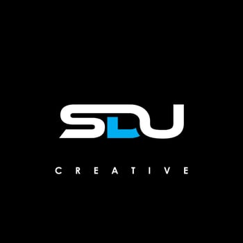 SDU Letter Initial Logo Design Template Vector Illustration