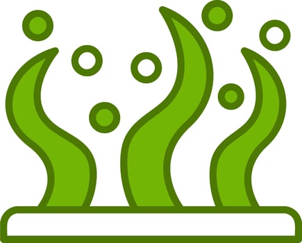 Seaweed Vector Icon
