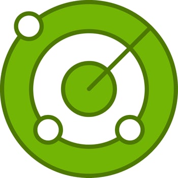 Radar Vector Icon