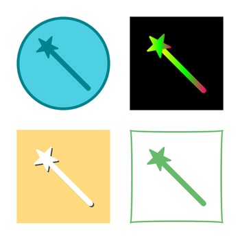 Unique Magic Vector Icon