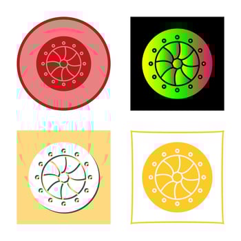Unique Optical Diaphram Vector Icon