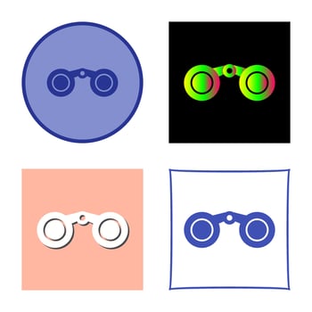 Binoculars Vector Icon