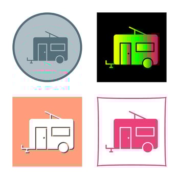 Trailer Vector Icon