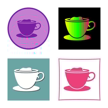 Creamy Coffee Vector Icon