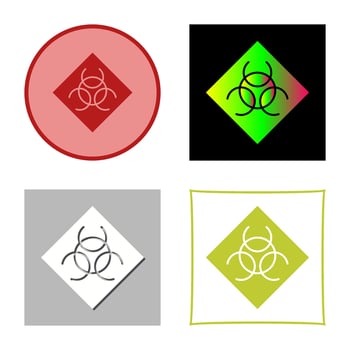 Biological Hazard Vector Icon