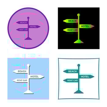 Signboard Vector Icon