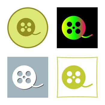 Reel Vector Icon