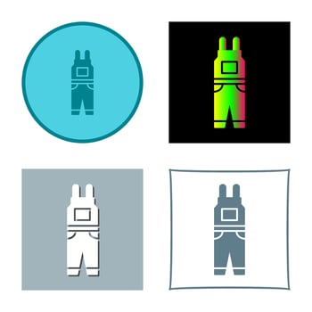 Jumpsuit Vector Icon