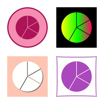 Pie Chart Vector Icon