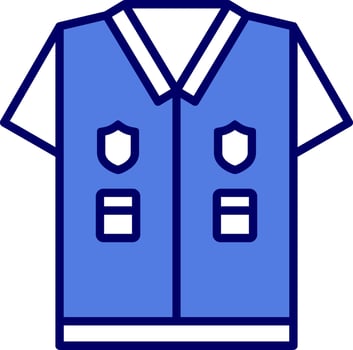 Police Uniform Vector Icon
