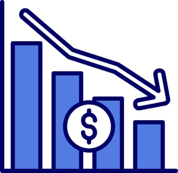 Economic Crisis Vector Icon