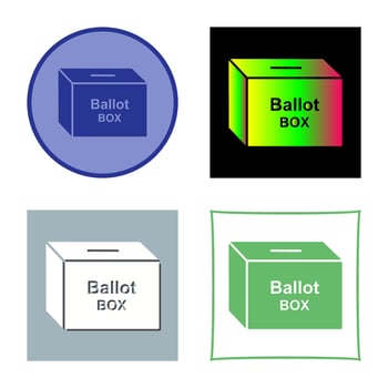 Ballot Box Vector Icon