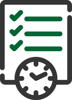 Line Two Color vector