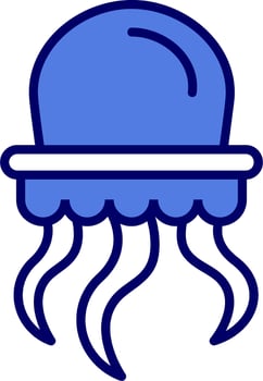 Jellyfish Vector Icon