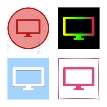 Monitor Vector Icon