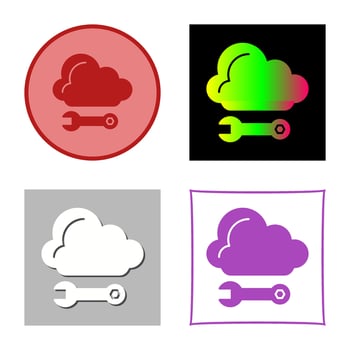Cloud Computing Vector Icon