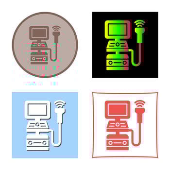 Ultrasound Machine Vector Icon