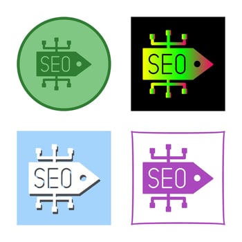 SEO Tag Vector Icon