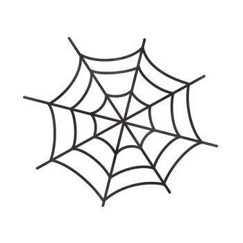 Cartoon drawing of spiderweb png