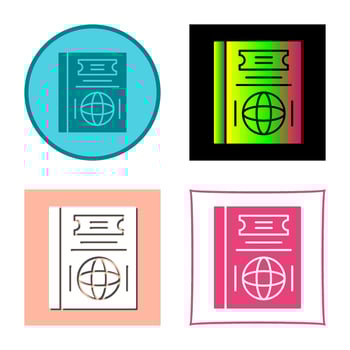 Passport Vector Icon