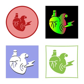 Heart Attack Vector Icon