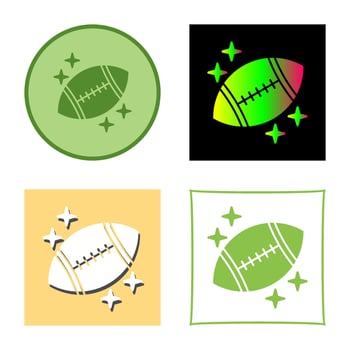 Rugby Vector Icon
