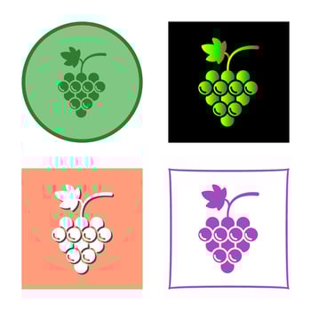 Grapes Vector Icon