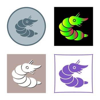 Shrimp Vector Icon