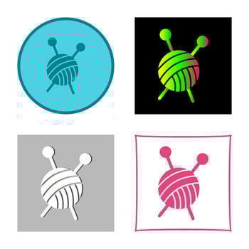 Knitting Vector Icon