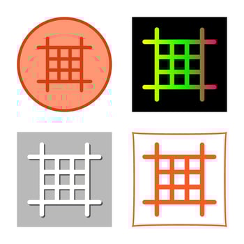 Square Layout Vector Icon