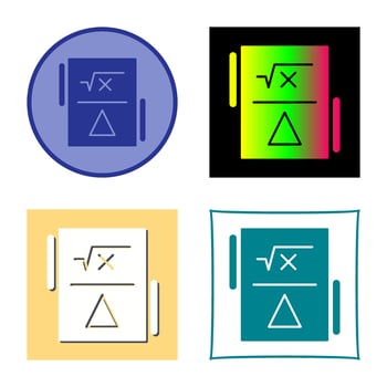 Formula Vector Icon