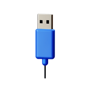 USB Port Cable AI Generative png