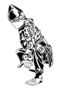 silat silhouette images, suitable for posters, logos, t-shirt designs and others vector