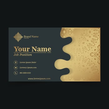 Luxury ornamental logos and business cards template vector