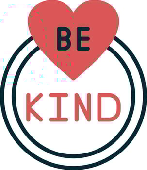 Be Kind Vector Icon