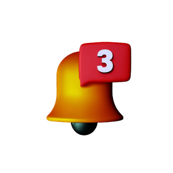 Notification Bell Alarm AI Generative png