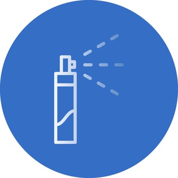 Hair Spray Vector Icon Design