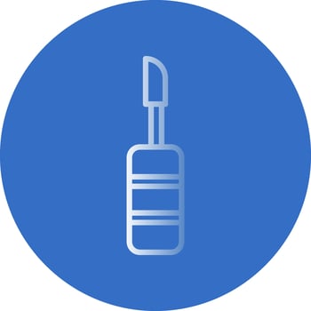 Lip Gloss Vector Icon Design