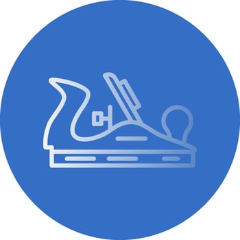 Wood plane Vector Icon Design